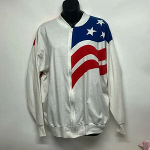 1980s 1990s USA zip up jacket size extra large